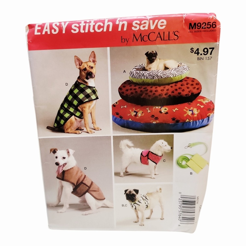 Lot 3 Dog Pet Dog Bed Sewing Patterns - Picture 2 of 11